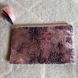 Paper Source Blush Sequined Pouch